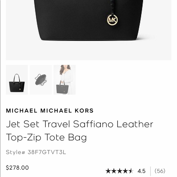 Michael Kors Jet Set Tote Bag - Picture 3 of 9